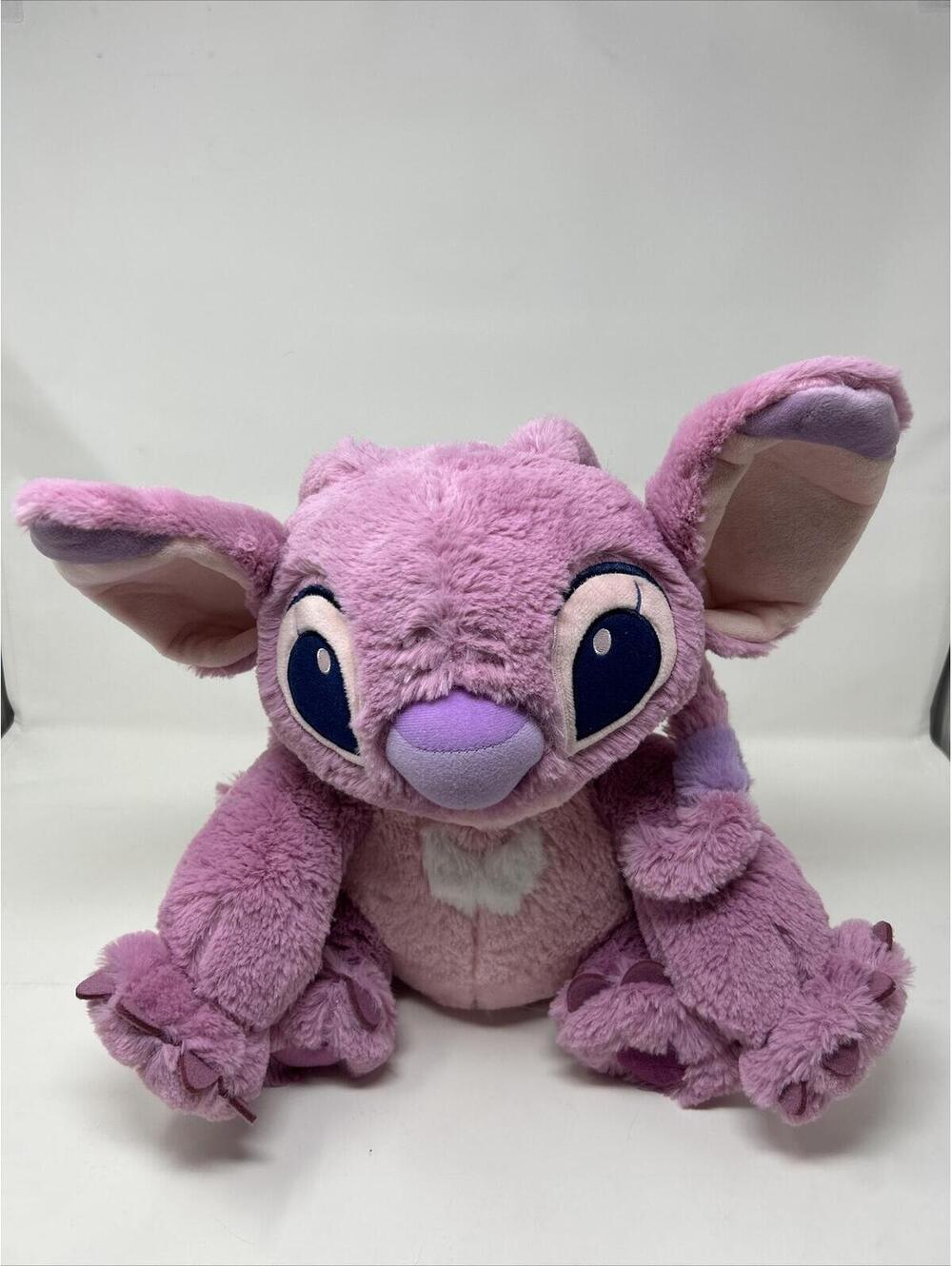 Disney Lilo And Stitch Pink Dog Angel Stitch Plush Stuffed Animal Soft Toy 16"